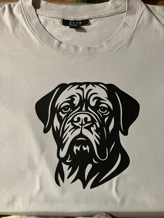 Nažehlovačky Bordeaux doga na přání