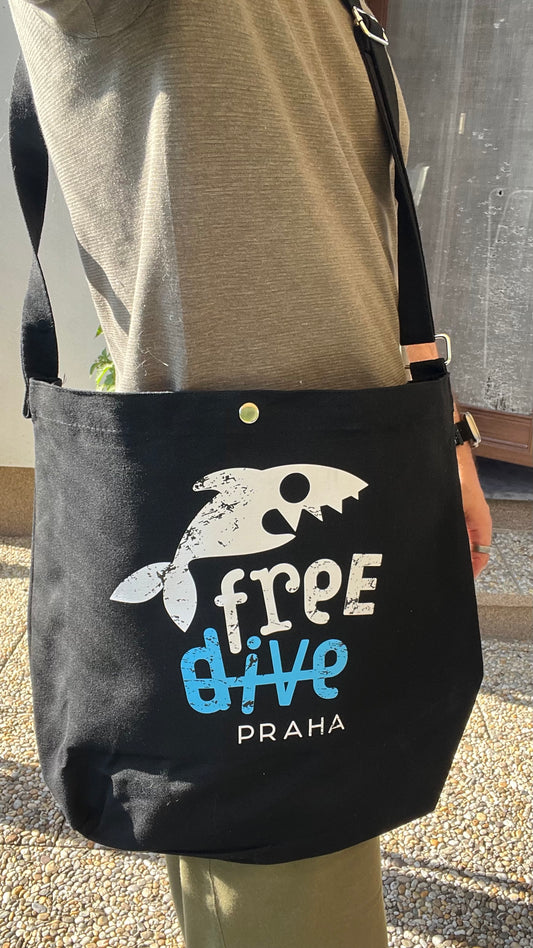 Bavlněná taška Freedive Praha