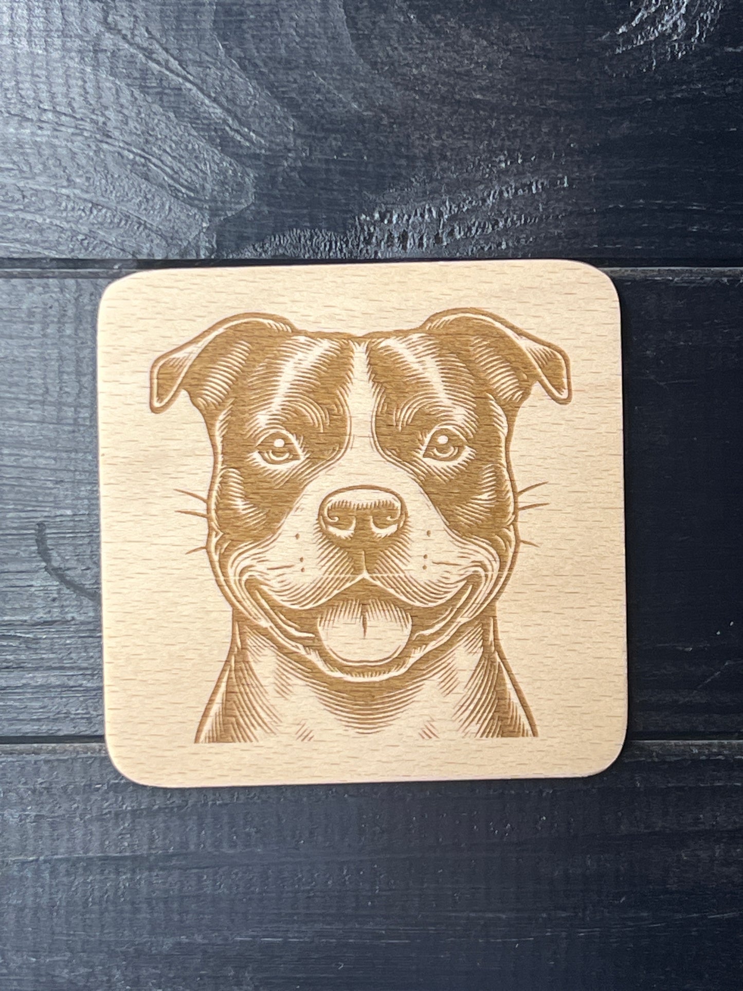 Podtácek Staffordshire bull terrier