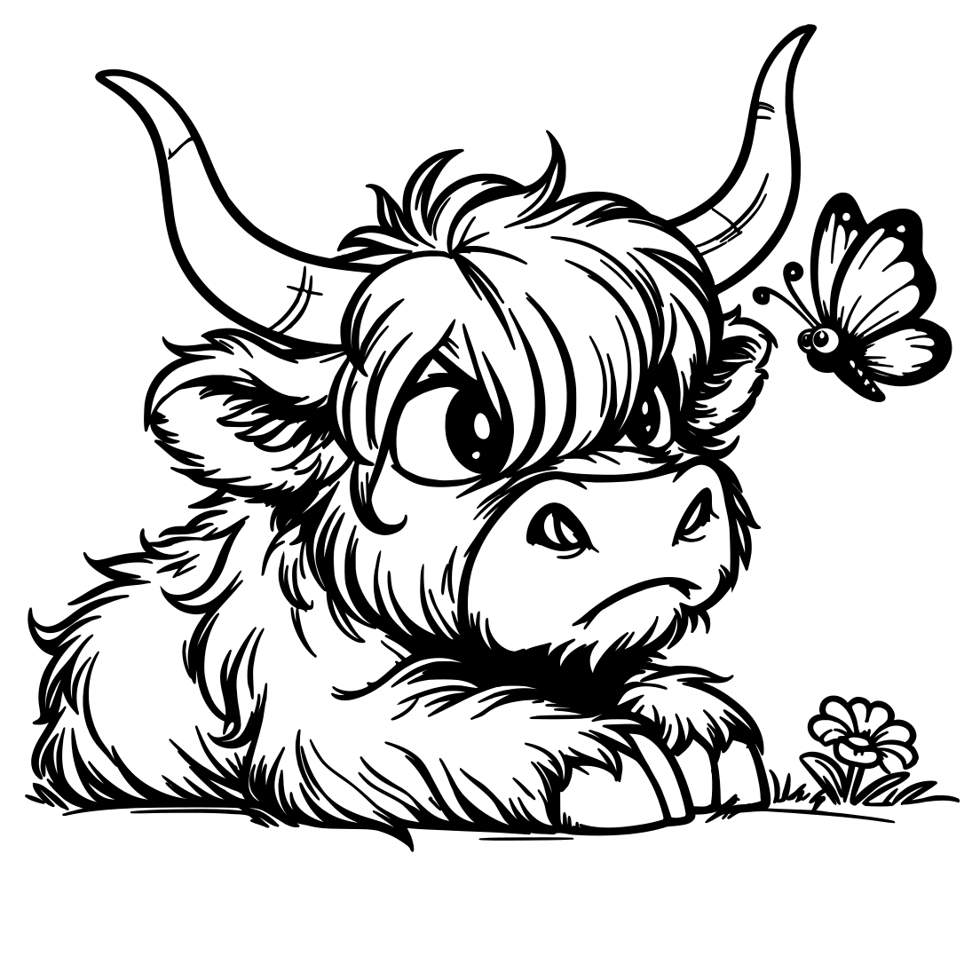 Nabručená horská kravička