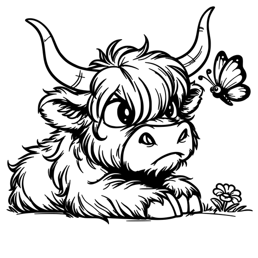 Nabručená horská kravička