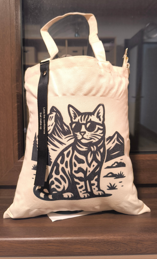 Bavlněná taška se zipem