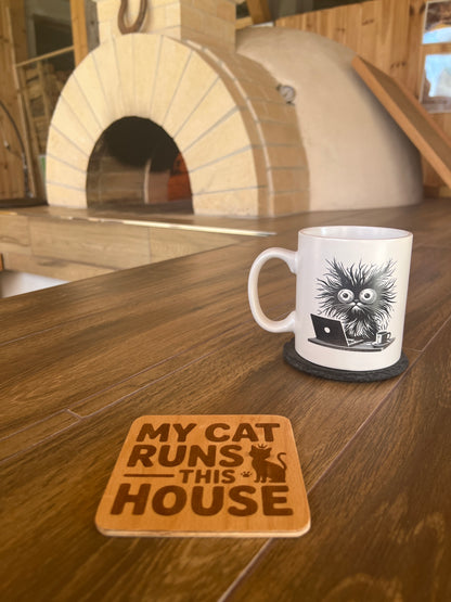 Podtácek My cat runs this house