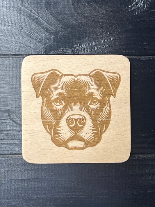Podtácek Staffordshire bull terrier