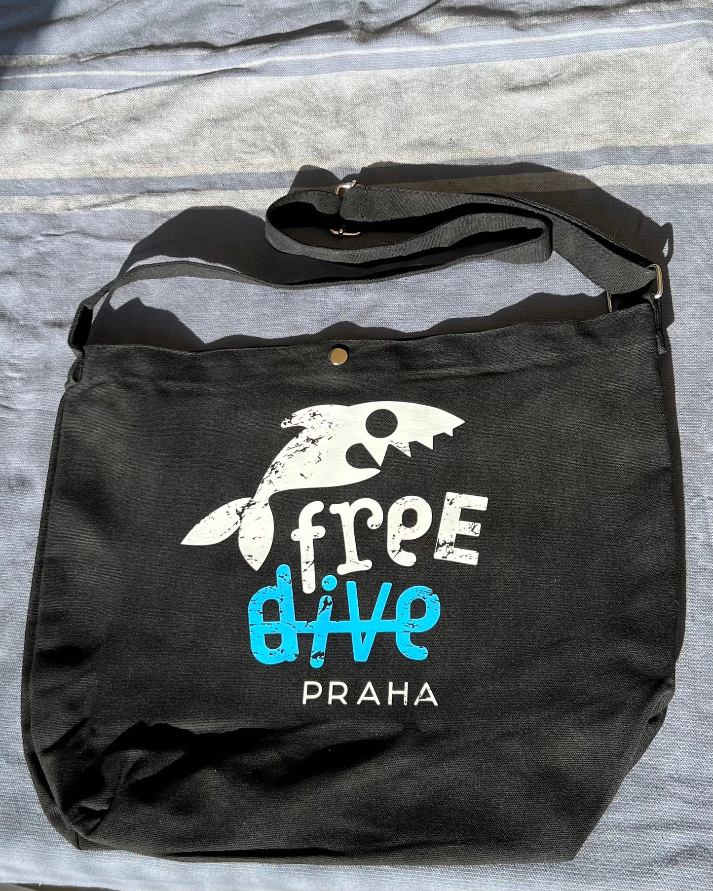 Bavlněná taška Freedive Praha