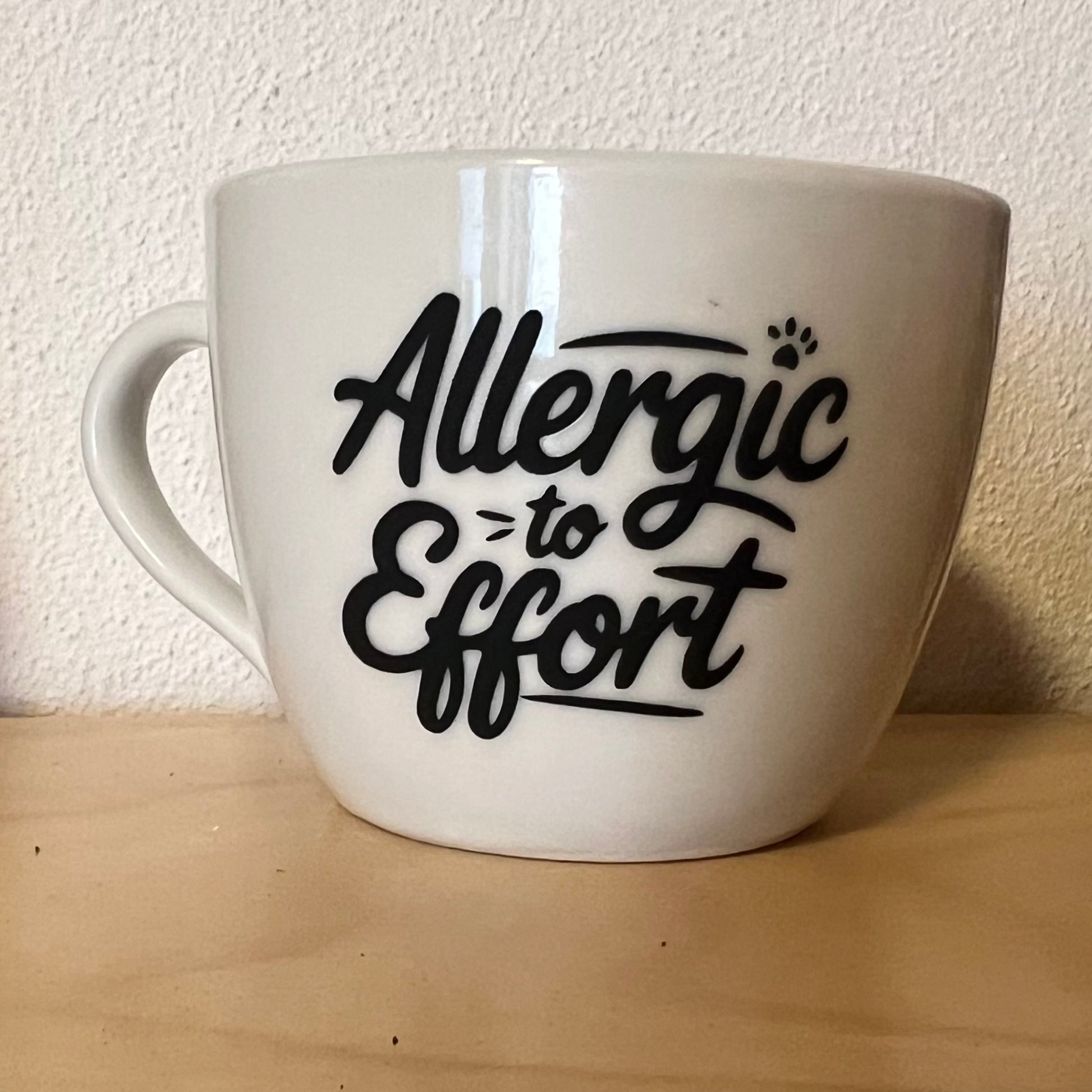 hrneček na kávu Allergic to effort