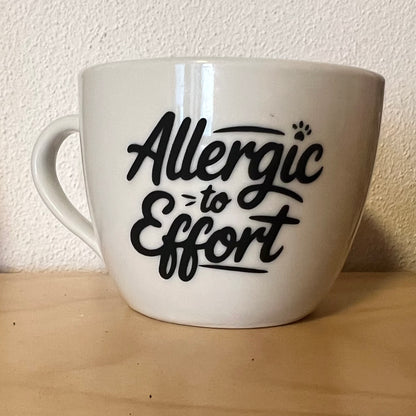 hrneček na kávu Allergic to effort