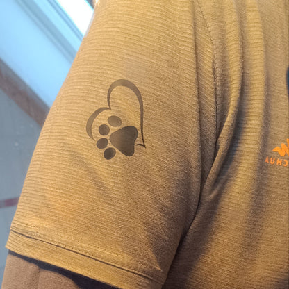 Iron-on vinyl sticker - Heart and Paw