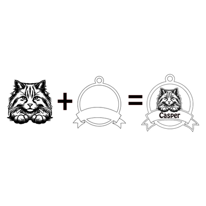 Vánoční ozdoba na přání (se jménem)