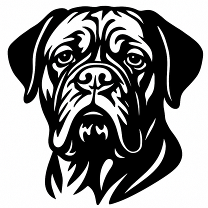 Nažehlovačky Bordeaux doga na přání