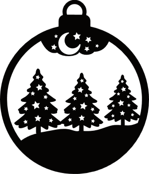 Vyřezávaná vánoční ozdoba (různé motivy)