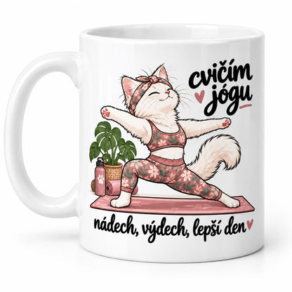 Hrnek Cvičím jógu