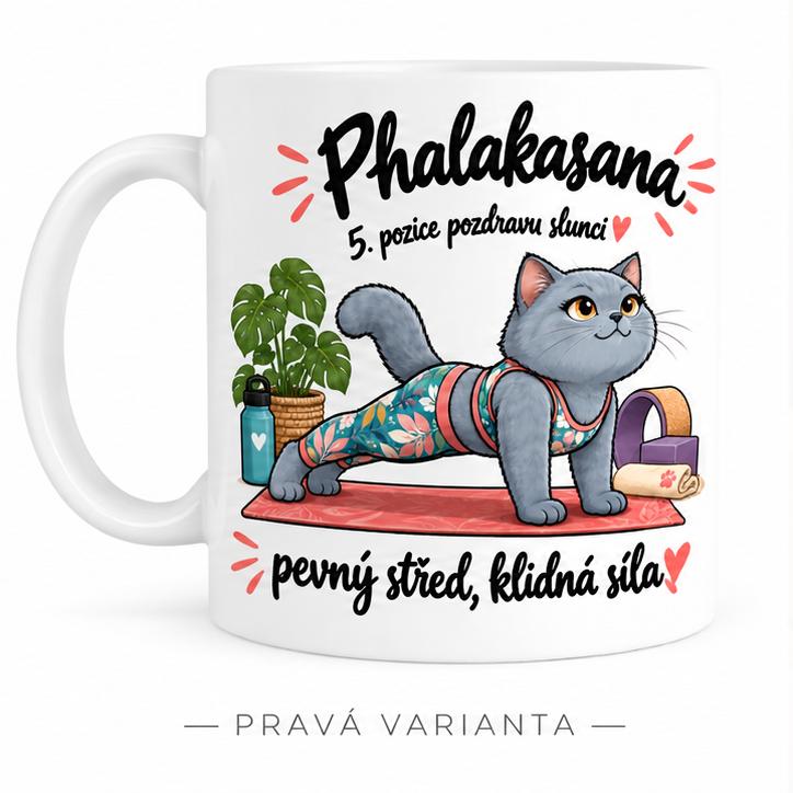 Hrnek jóga pozdrav slunci  5/12 Phalakasana