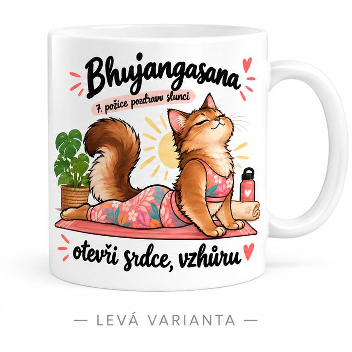 Hrnek jóga pozdrav slunci 7/12 Bhujangasana