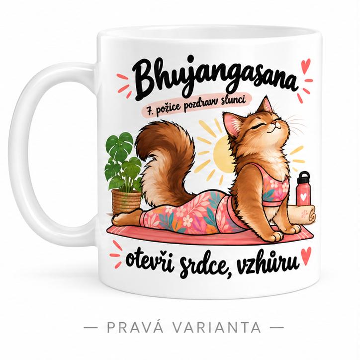 Hrnek jóga pozdrav slunci 7/12 Bhujangasana