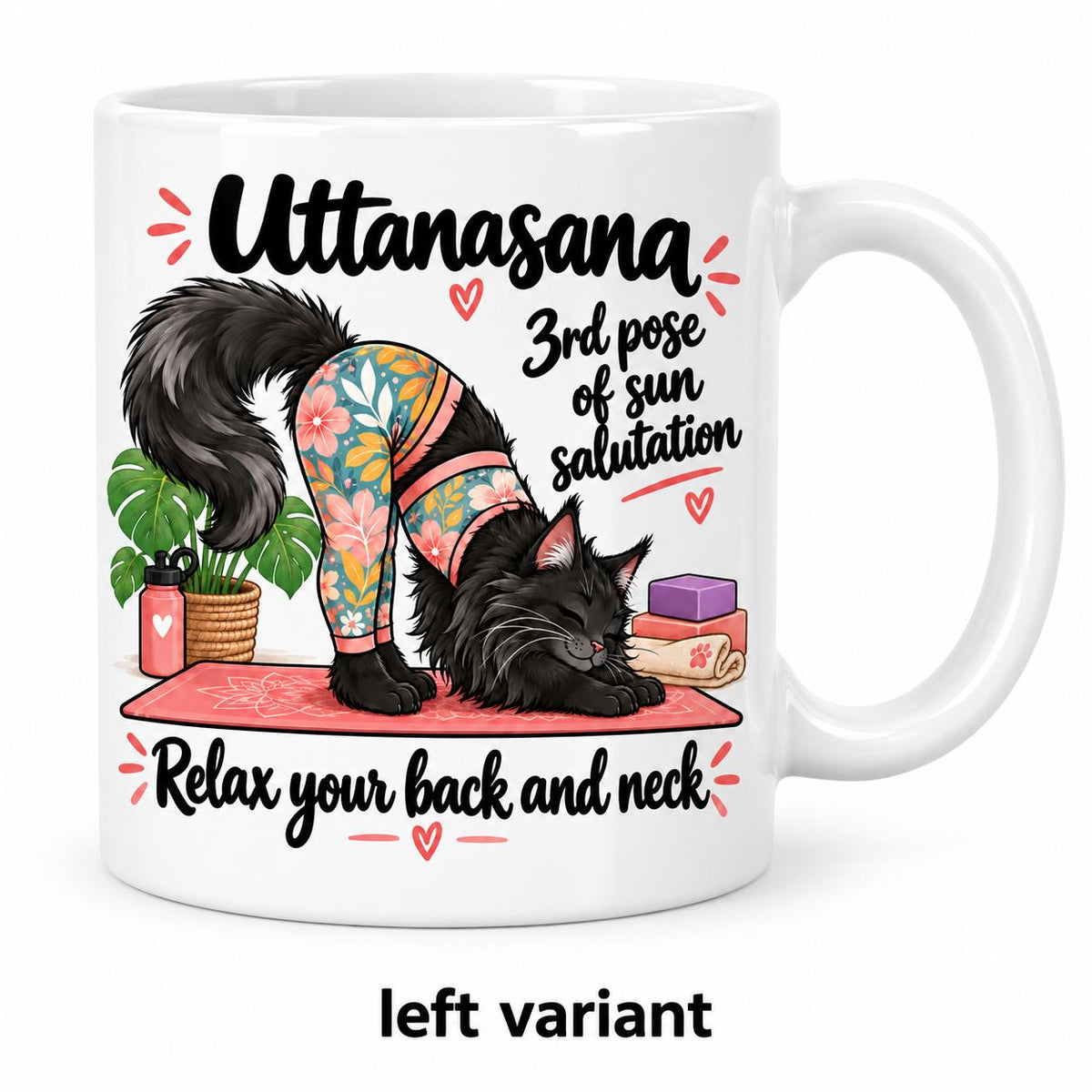 Mug Joga Sun Salutation pose 3/12