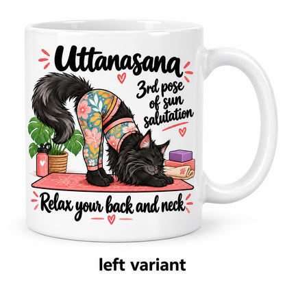 Mug Joga Sun Salutation pose 3/12