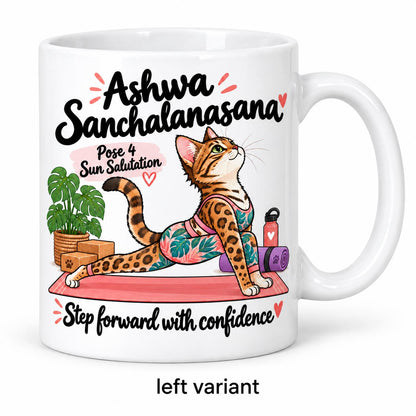Mug Joga Sun Salutation pose 4/12