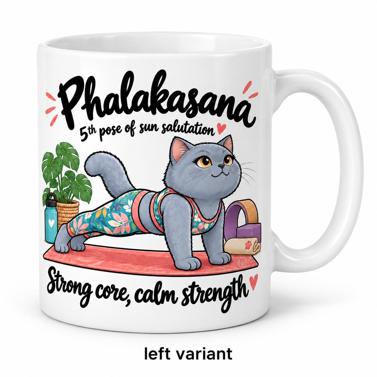 Mug Joga Sun Salutation pose 5/12