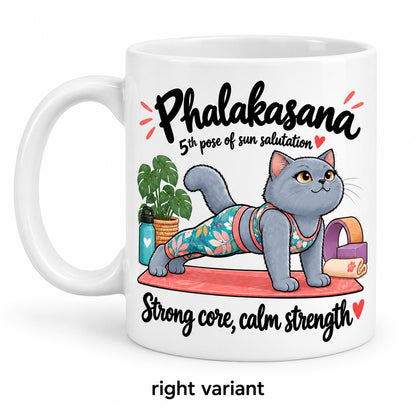 Mug Joga Sun Salutation pose 5/12