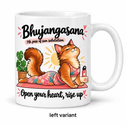 Mug Joga Sun Salutation pose 7/12
