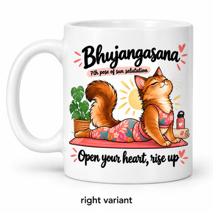 Mug Joga Sun Salutation pose 7/12