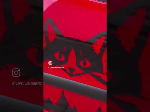 video ukazující polep na auto peugeot 206