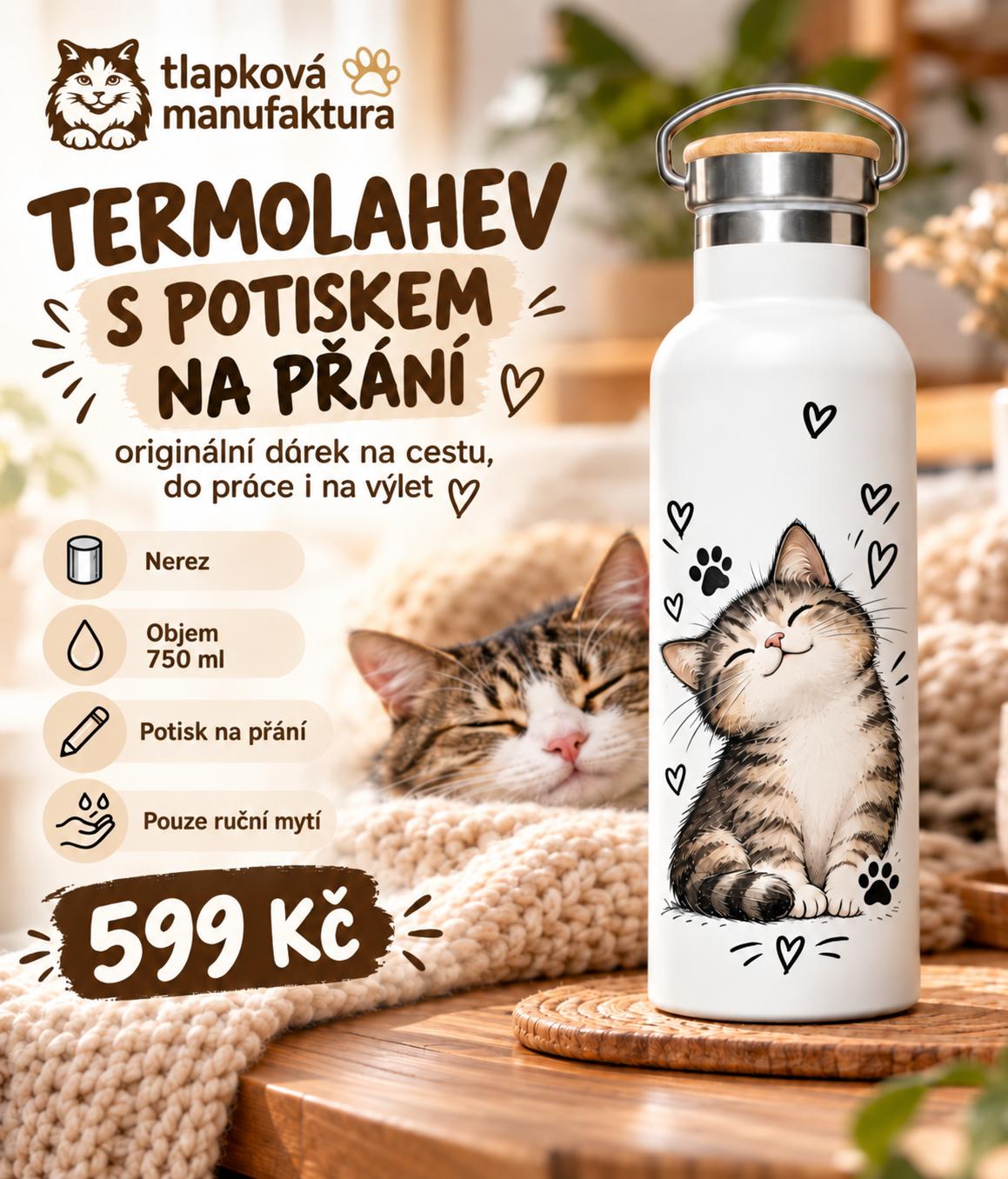 Termolahev s vlastním motivem  0.75l