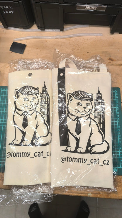 Bavlněná taška se zipem