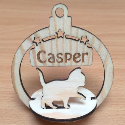 Vánoční 3D ozdoba s popiskem