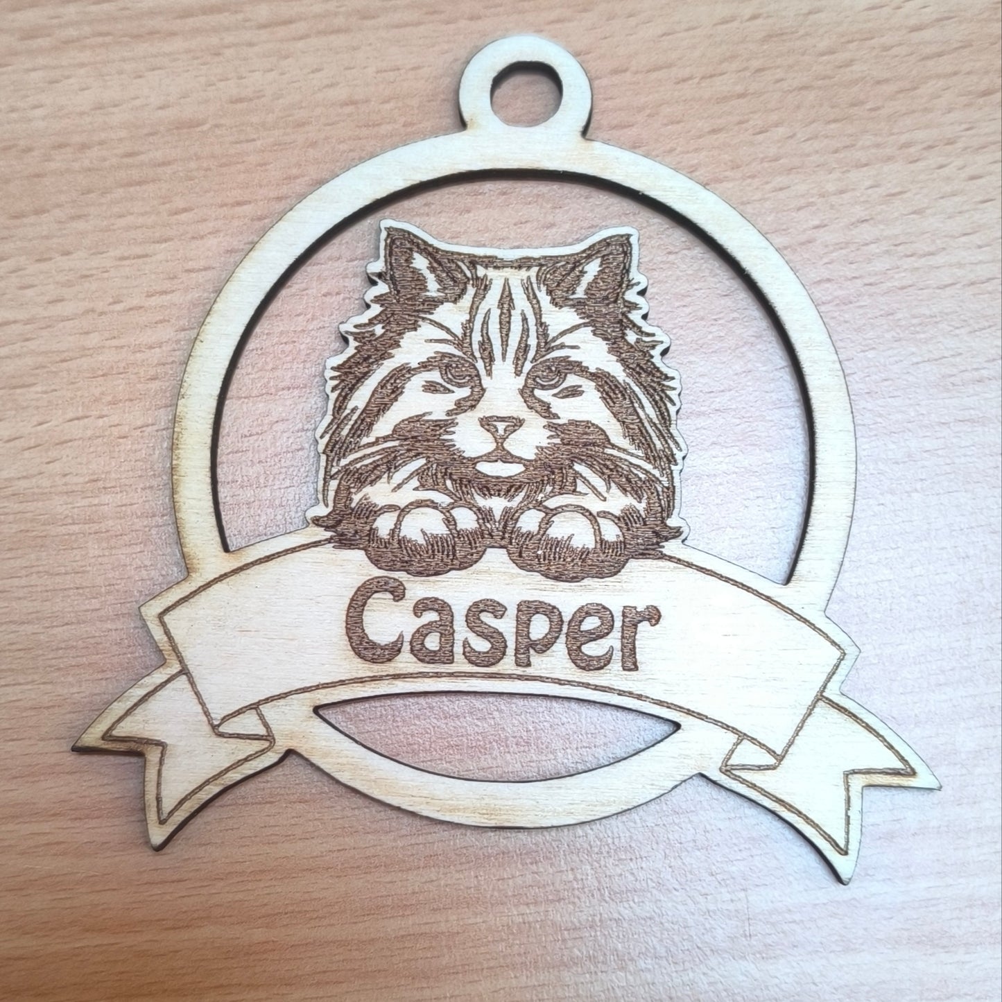 Vánoční ozdoba na přání (se jménem)