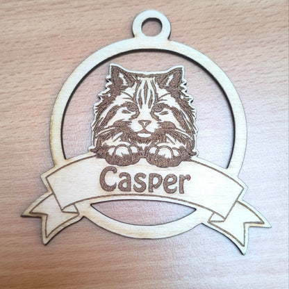 Vánoční ozdoba na přání (se jménem)