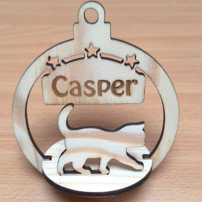 Vánoční 3D ozdoba s popiskem